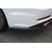Накладки сплиттеры боковые на задний бампер на Audi A5 B9 Sportback S-Line